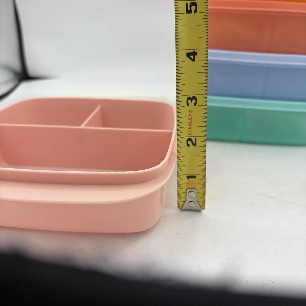 Tupperware Lunch-It Containers Divided Snack or Meal Prep Work School Lot Of 5